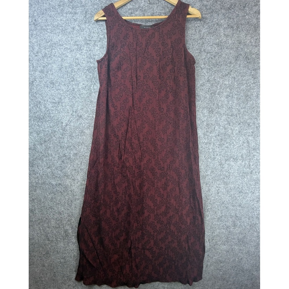 Vintage Connected Woman Dress 16W Red Black 90s Soft Grunge Moody Romantic Goth